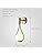 Nordic Gold Metal Wall Sconce – Drop Glass Wall Lamp