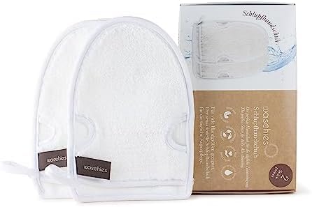Waschies Reusable Body Cleansing Mitts – White Eco-Friendly 2 Pack