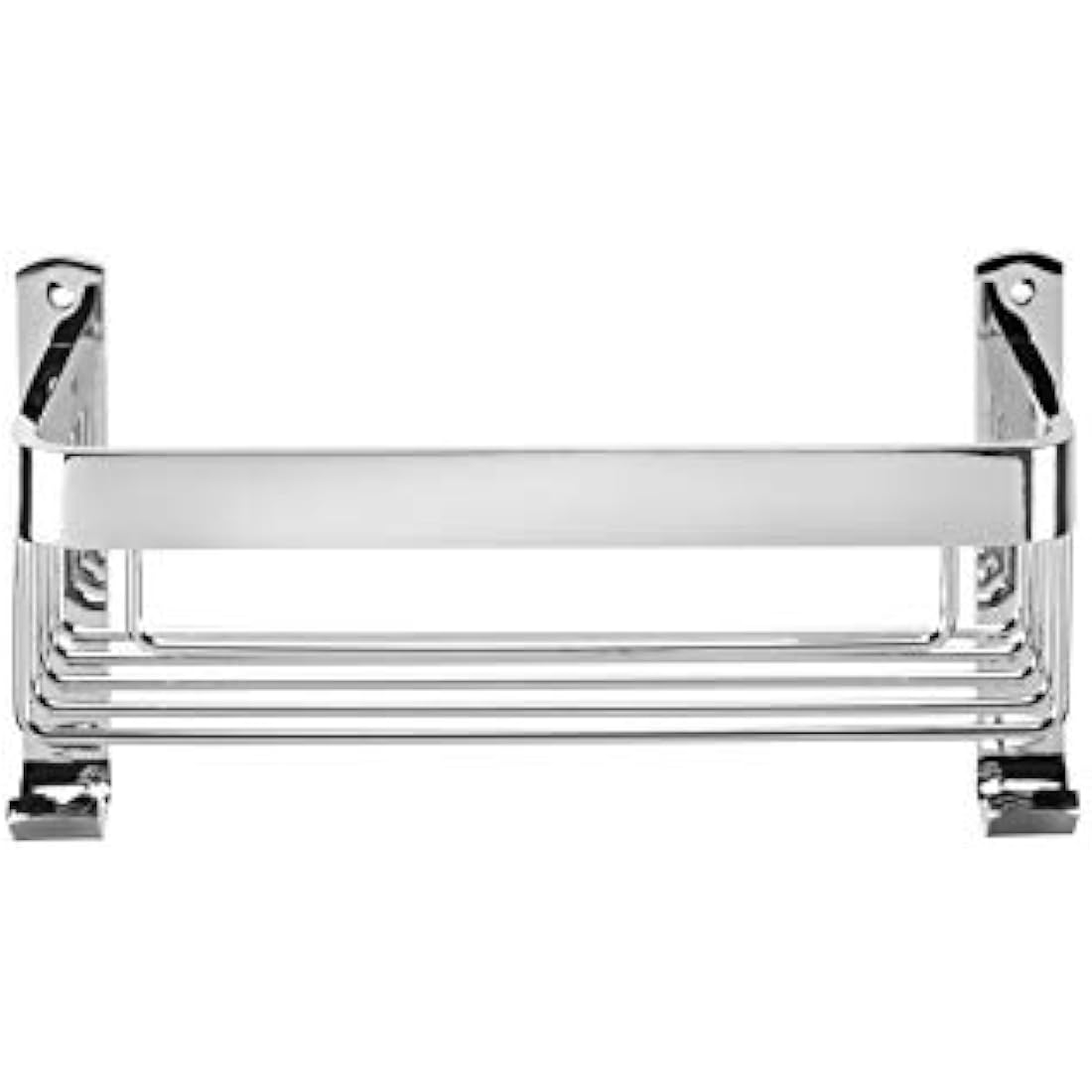 Croydex Large Chrome Aluminium Shower Caddy – Rust-Free Wall Basket