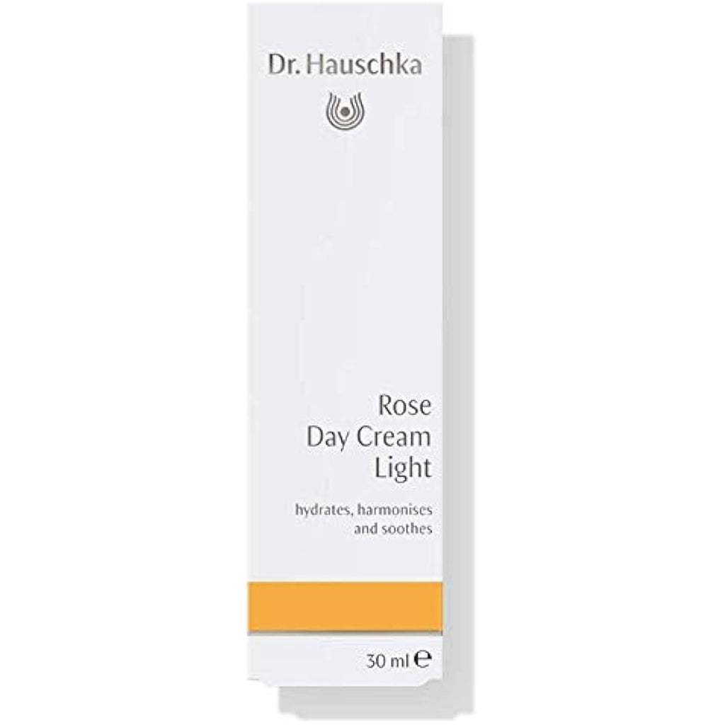 Dr. Hauschka Rose Day Cream Light – Organic Face Moisturizer, 30 ml