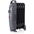 Warmlite 650W 5 Fin Oil Filled Radiator – Dark Titanium Electric Heater