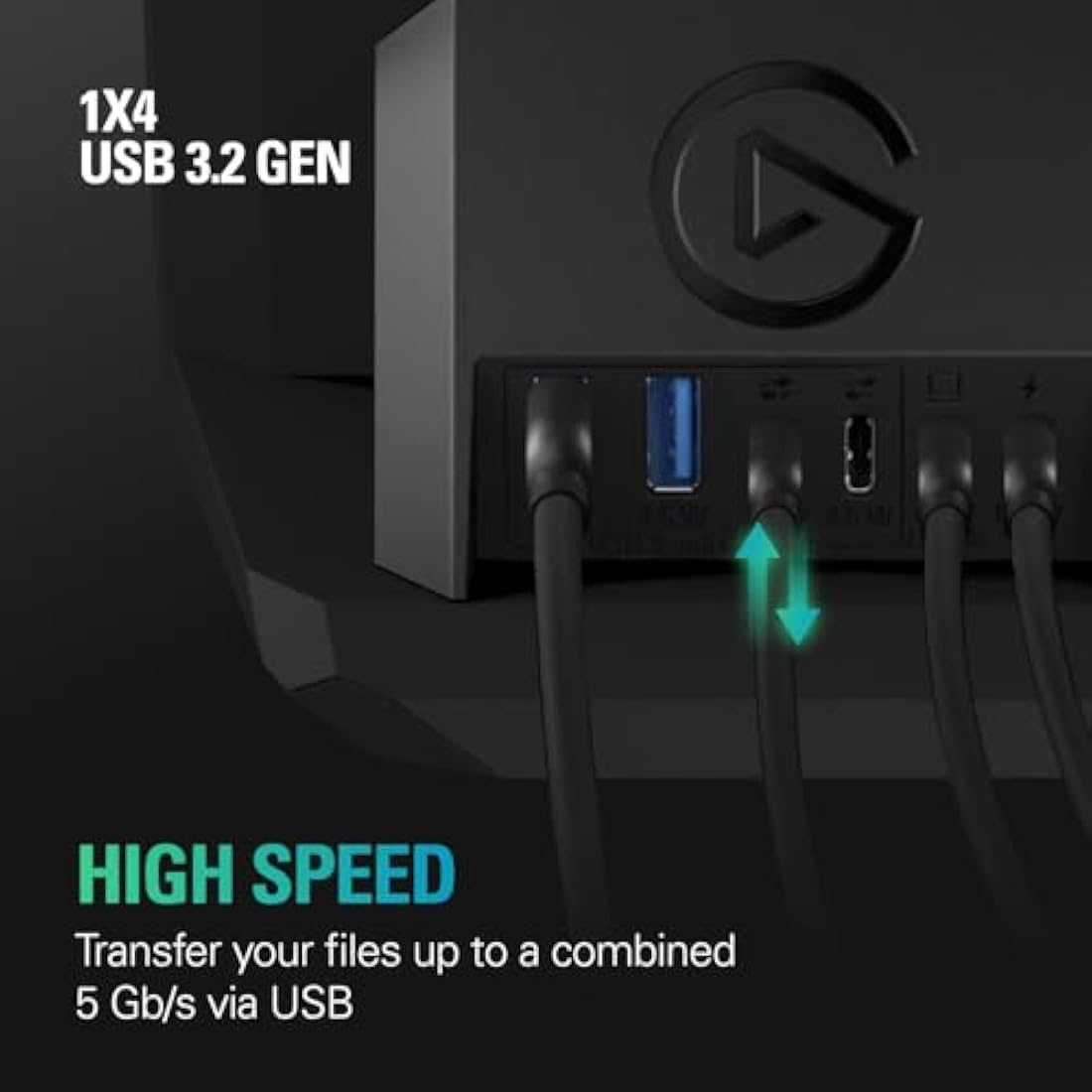 Elgato USB Hub for Stream Deck + | 4-Port Dock with SD Card Reader