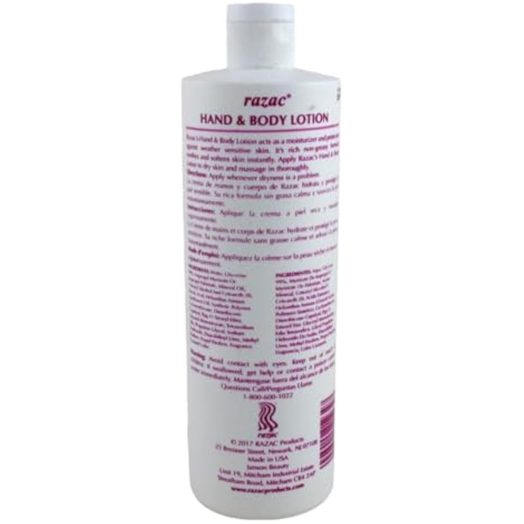 Razac Hand & Body Lotion for Dry and Sensitive Skin, 473 ml (3 Pack)