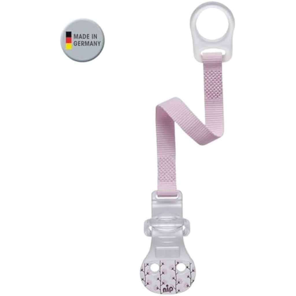 Nip Dummy Strap with Silicone Ring - Set of 2 Pacifier Holders
