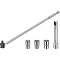 MAXPOWER 24" Breaker Bar 1/2" Drive Set with Sockets & Extension