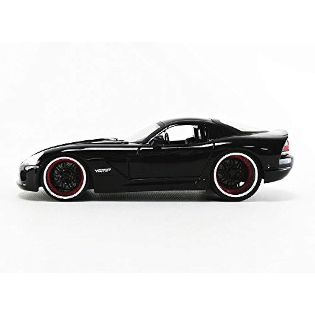 Jada Toys Dodge Viper SRT-10 Diecast Model Car - 1:24 Scale Black