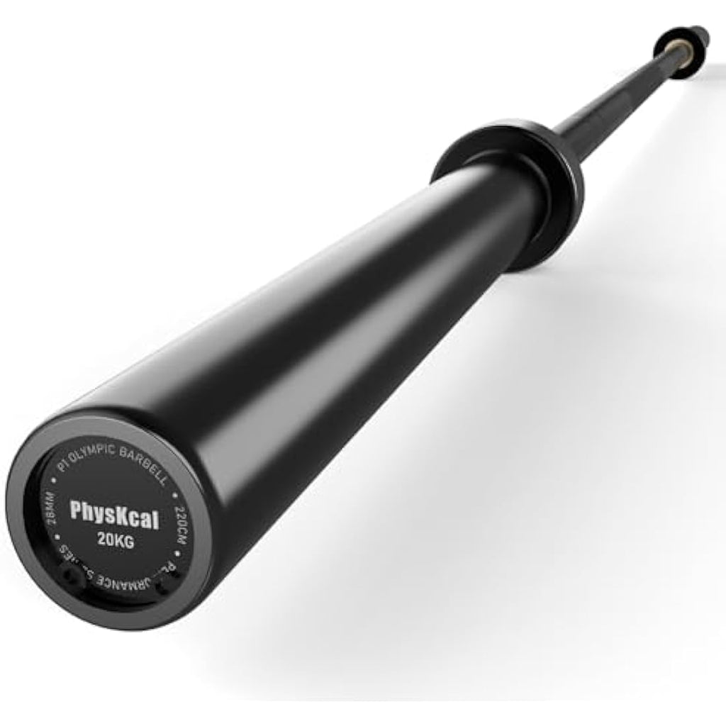 PhysKcal Olympic Barbell – 15kg/20kg Steel Multipurpose Weightlifting Bar