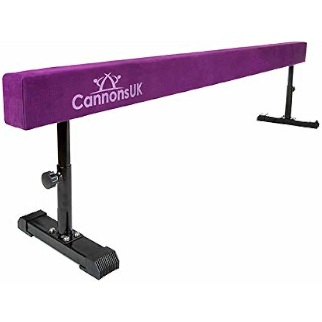 8ft Solid Gymnastics Balance Beam | Adjustable Suede Beam