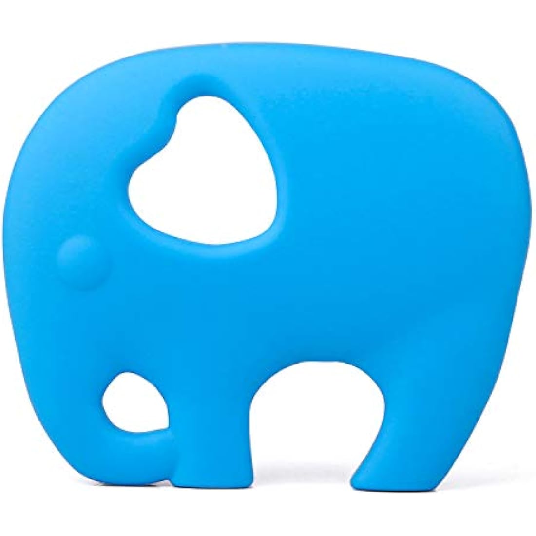 PREMYO Silicone Elephant Baby Teether – BPA-Free Soothing Toy, Blue
