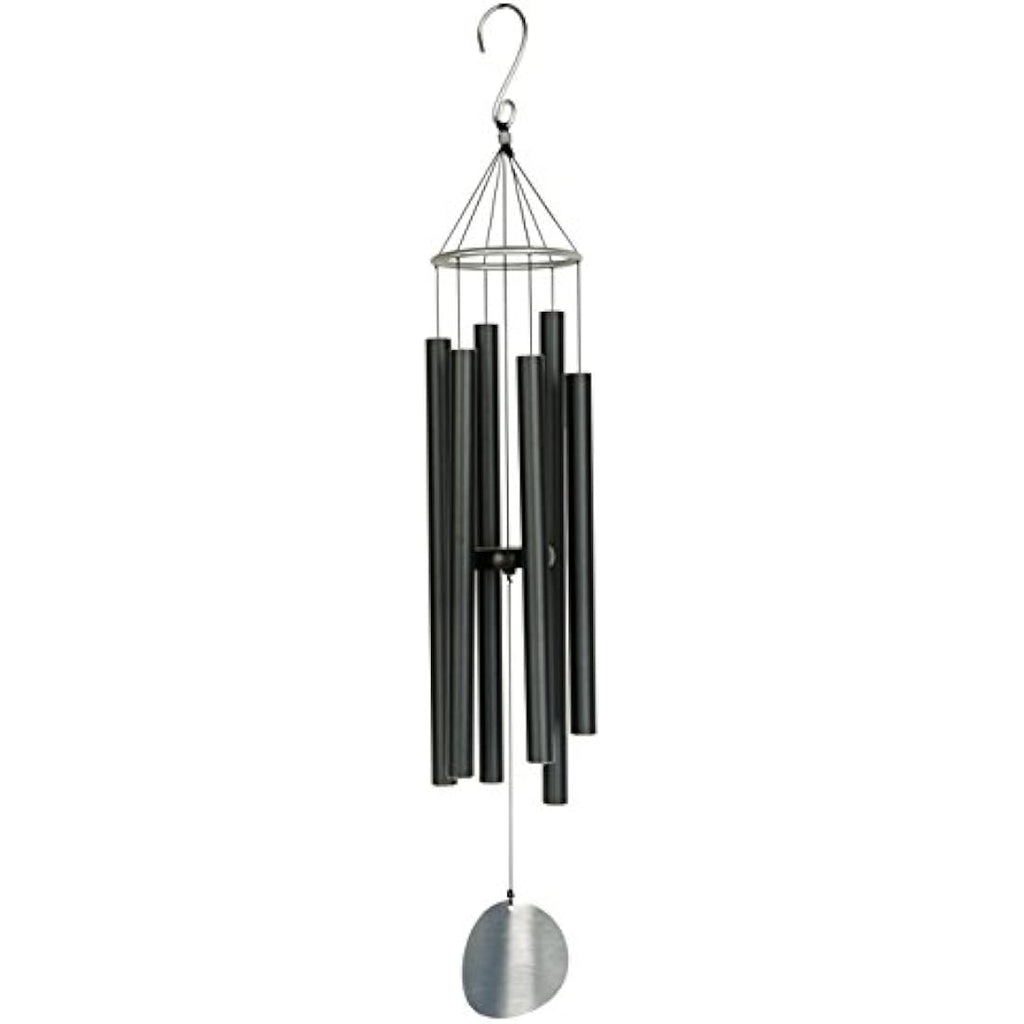 Nature's Melody Aureole Tunes Wind Chime – 65 Inch Black Aluminum
