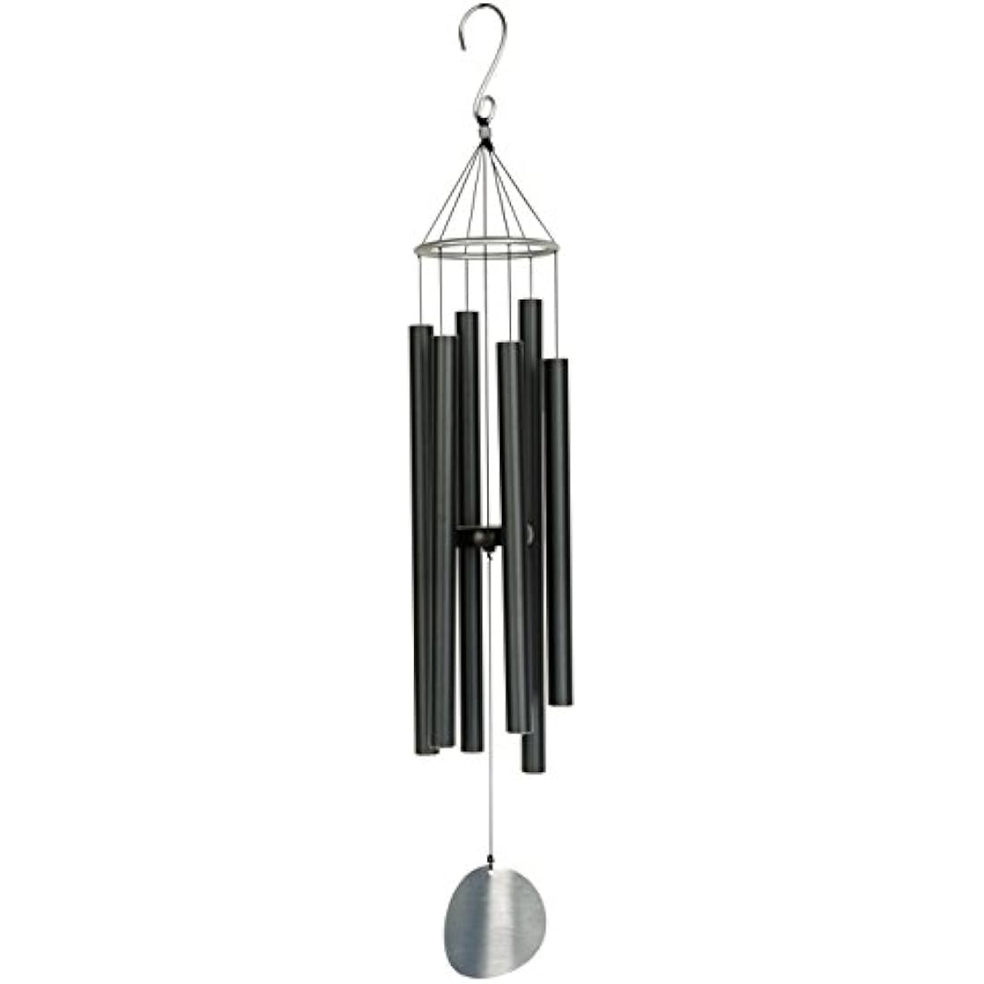 Nature's Melody Aureole Tunes Wind Chime – 65 Inch Black Aluminum