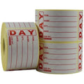 Jolof Store 49x74mm Removable Use By Food Labels - Red Text - 1,500 Pack