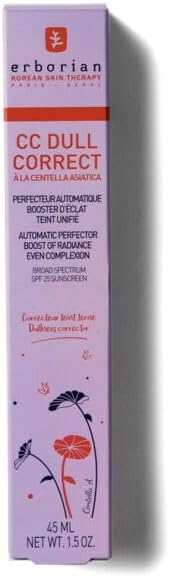 Erborian CC Dull Correct – Radiance Boosting Korean Skincare with SPF 25
