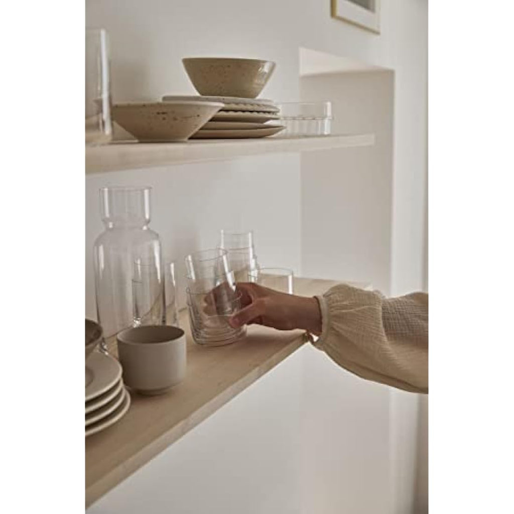 Aarke Nesting Glasses – 4-Pack Lead-Free Crystal Glass Tumblers