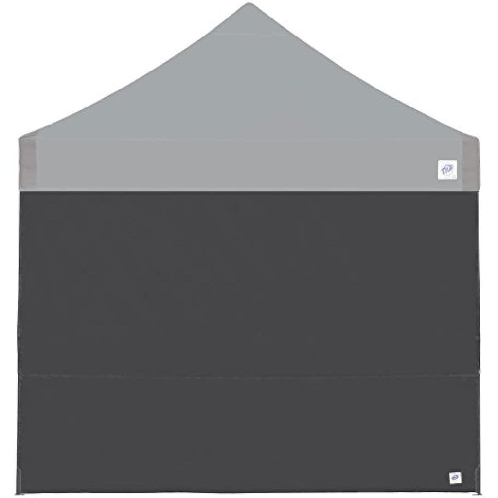 E-Z UP 10' Straight Leg Canopy Sidewall – Steel Grey Fire Resistant