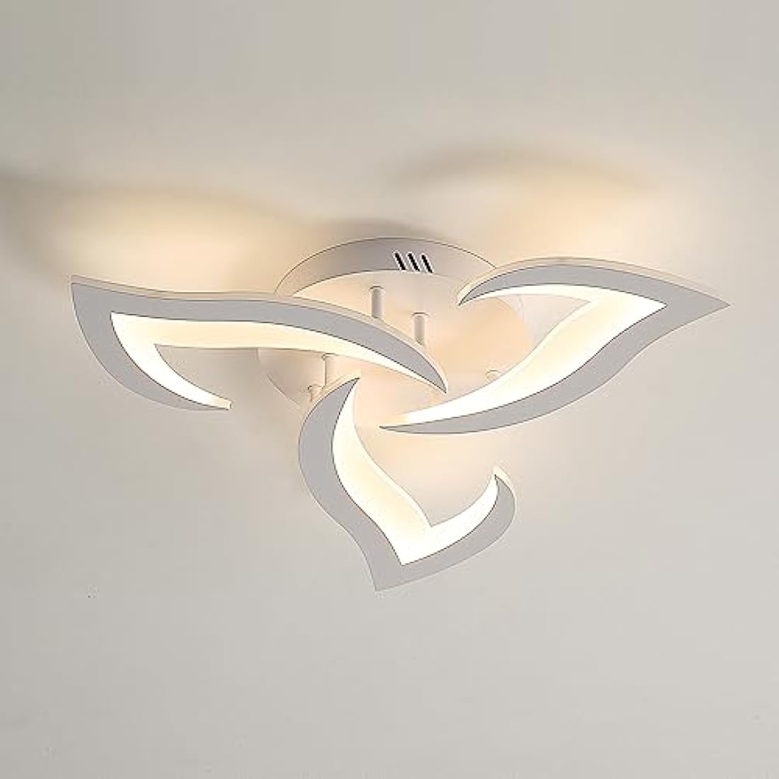 Dorlink LED Ceiling Light – 36W Modern Flower Acrylic Lamp, 3000K Warm White