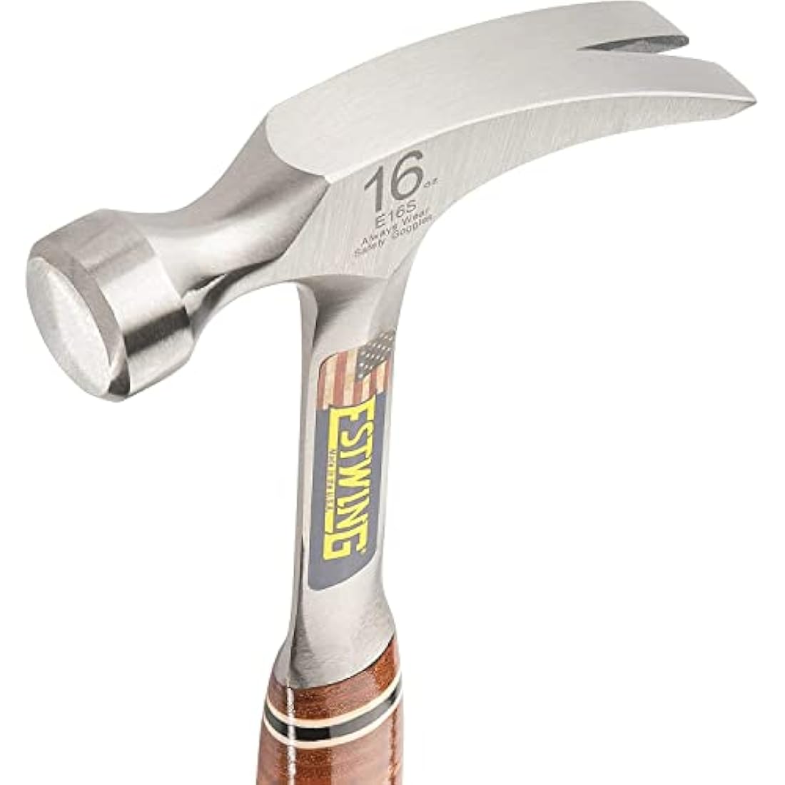 Estwing E16S 16 oz Rip Hammer | Leather Grip & Straight Claw