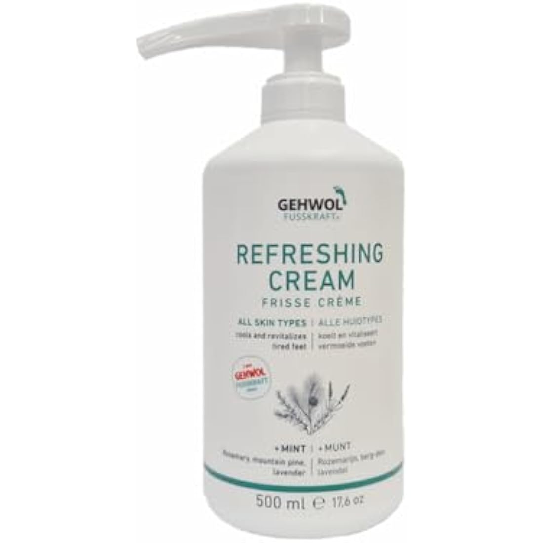 Jolof Store Fusskraft Foot Cooling Balm – Menthol Antisceptic 500ml