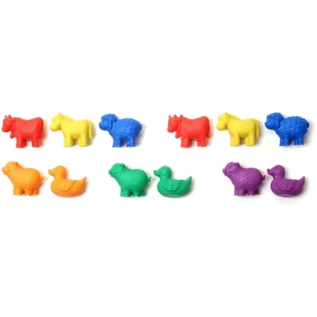 Jolof Store Farm Sorting Counters - Montessori Maths Toy (24 Pack)