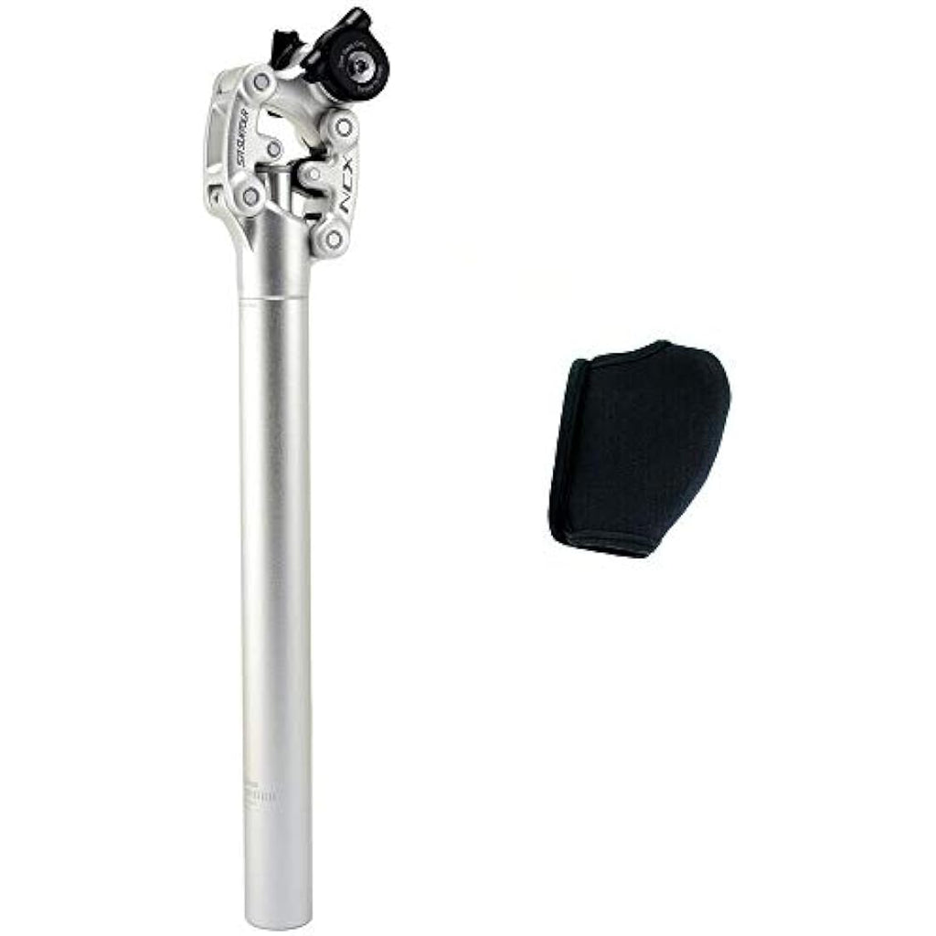 SR Suntour SP12 NCX Suspension Seatpost – 31.6x400mm Silver MTB