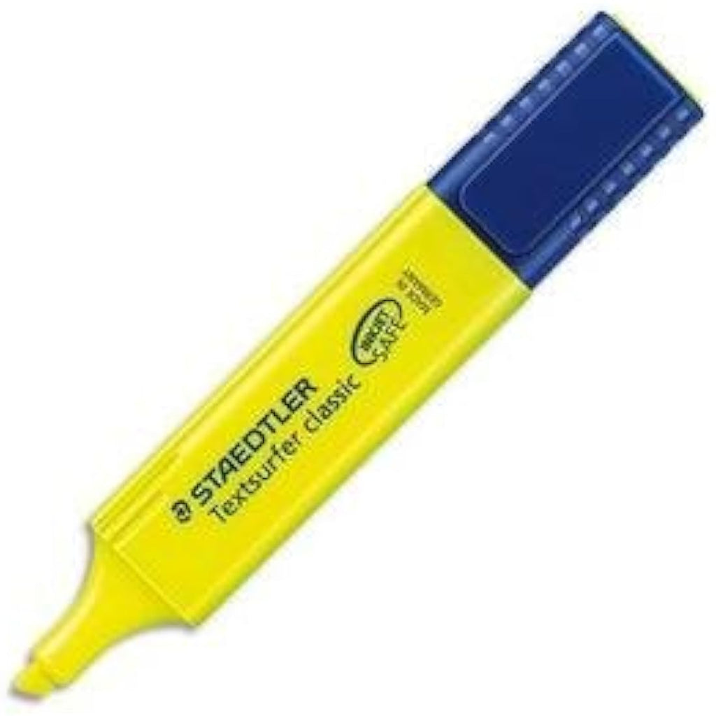 Staedtler Textsurfer Classic Yellow Highlighter – Inkjet Safe (10 Pack)