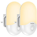 LED Night Light | 2 Pack Dusk to Dawn Sensor Warm White