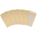 Postmaster C5 A5 Do Not Bend Board Back Envelopes, Brown - 50 Pack