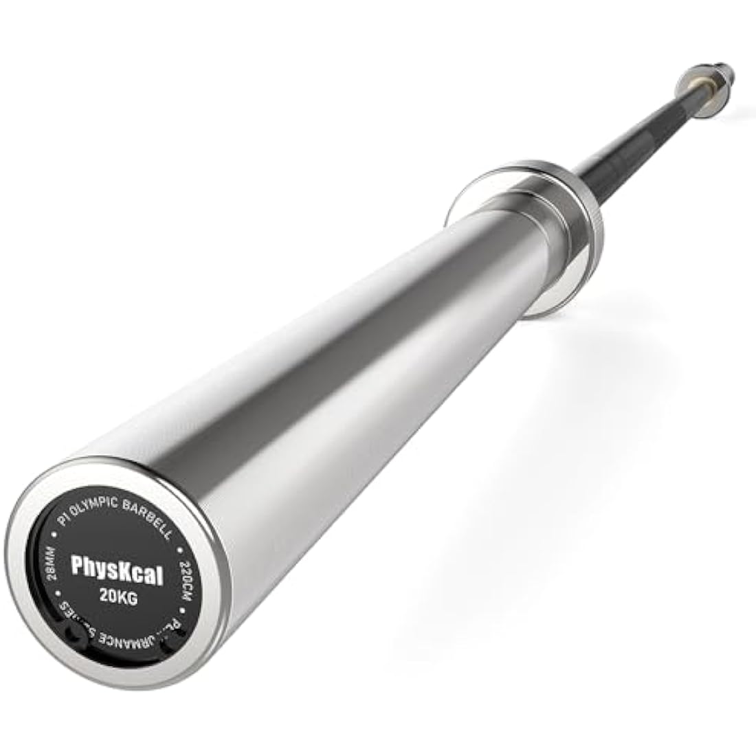 PhysKcal Olympic Barbell - 15kg/20kg Steel Bar for Weightlifting