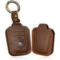 Leather Car Key Case for BMW i3 i8 – Brown Fob Cover