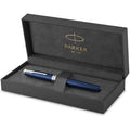Parker Sonnet Rollerball Pen - Blue Lacquer & Palladium Trim, Fine Point
