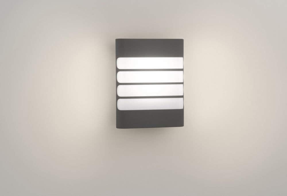 Philips myGarden Raccoon LED Wall Lantern – Anthracite IP44 Outdoor Light