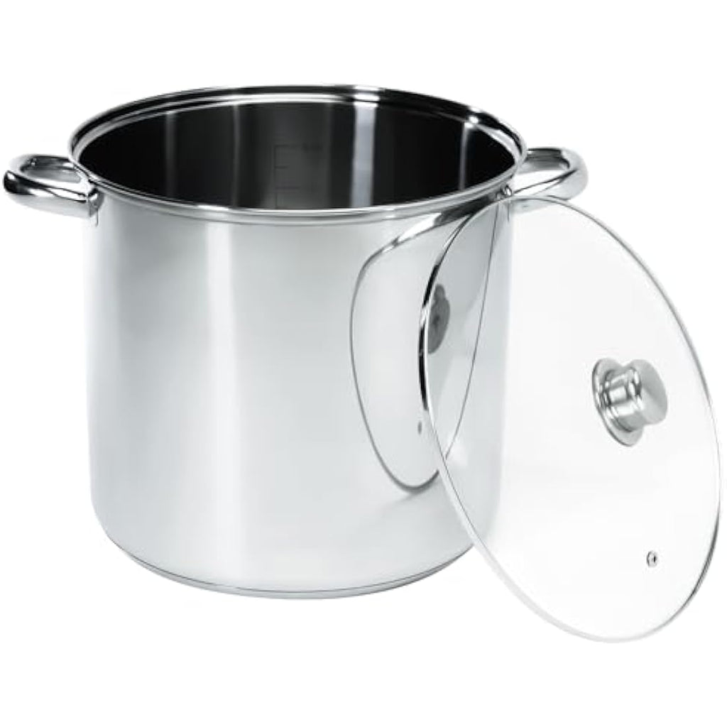 Jolof Store 9L Stainless Steel Stock Pot – Induction Soup & Pasta Pot