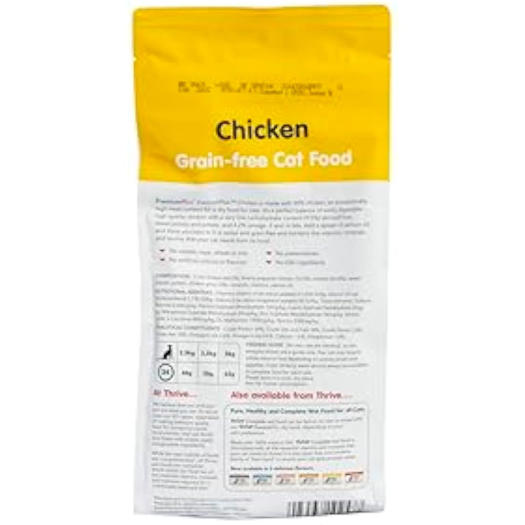 Thrive PremiumPlus Chicken Dry Cat Food – Grain-Free & High Protein 1.5kg