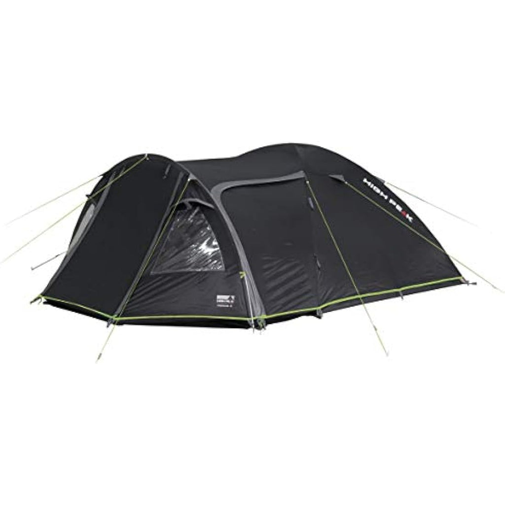 High Peak Mesos 4-Person Camping Tent – Waterproof Dark Grey/Green
