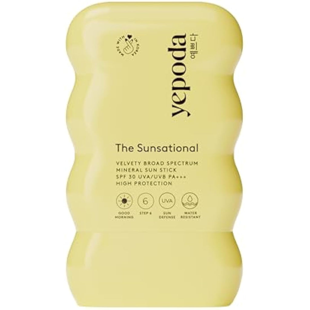 Yepoda The Sunsational - SPF 30 Mineral Sunstick, Reef Safe Korean Sunscreen