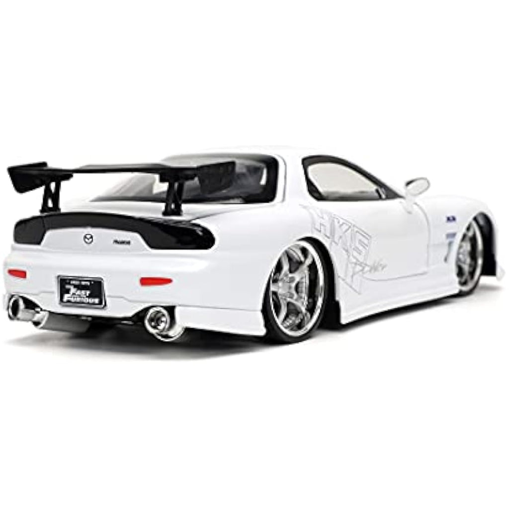 Jada Toys Fast & Furious 1993 Mazda RX-7 1:24 Diecast Model Car – White