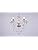 5-Light Chrome Chandelier – Acrylic Pendant Ceiling Light
