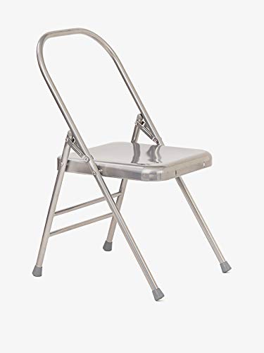 Yogamatters Metal Yoga Chair | Foldable Iyengar Prop | No Front Bar