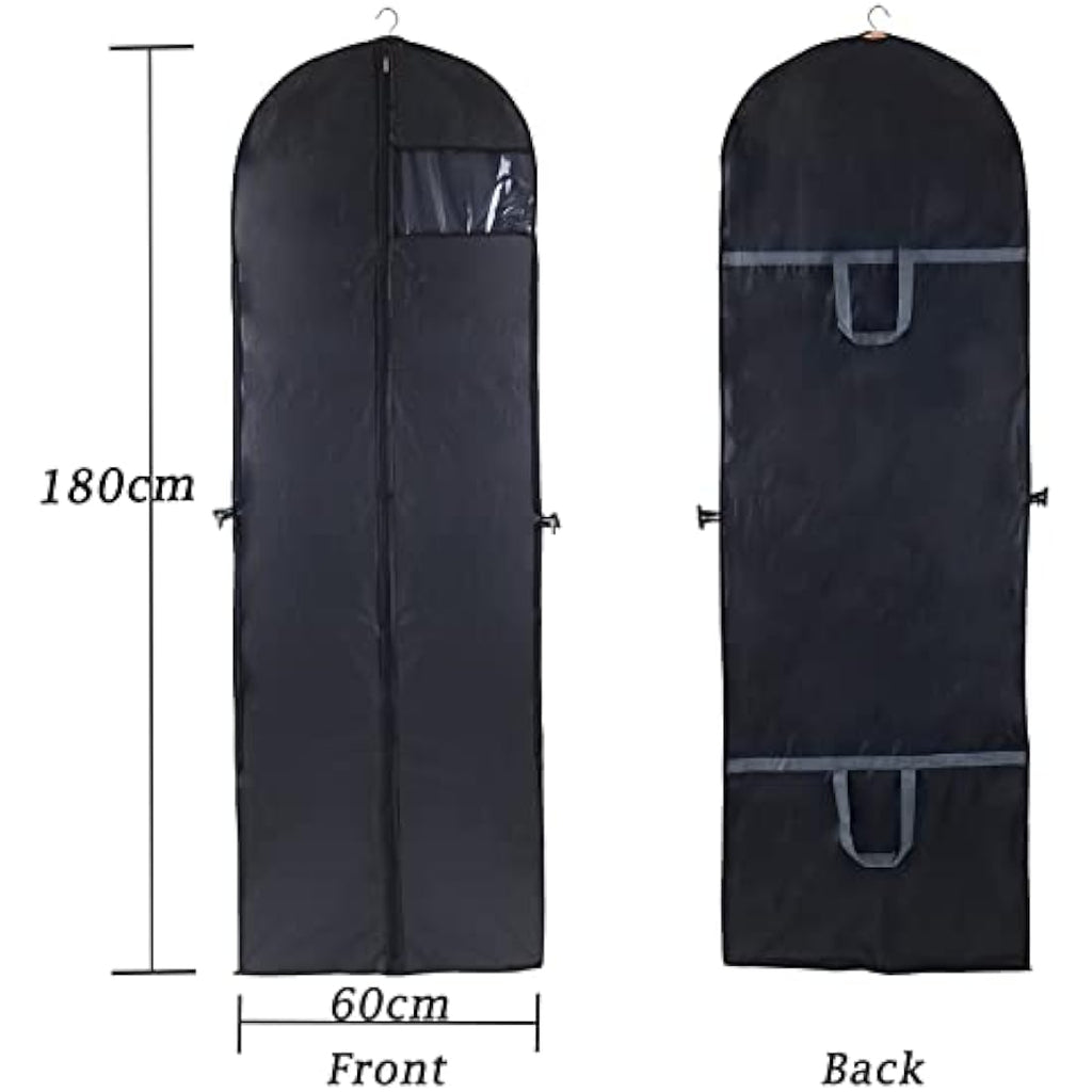 Jolof Store Long Garment Bag – Dustproof Moth Proof Coat Cover, 180cm