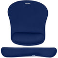 TECKNET Memory Foam Keyboard and Mouse Wrist Rest Set – Ergonomic