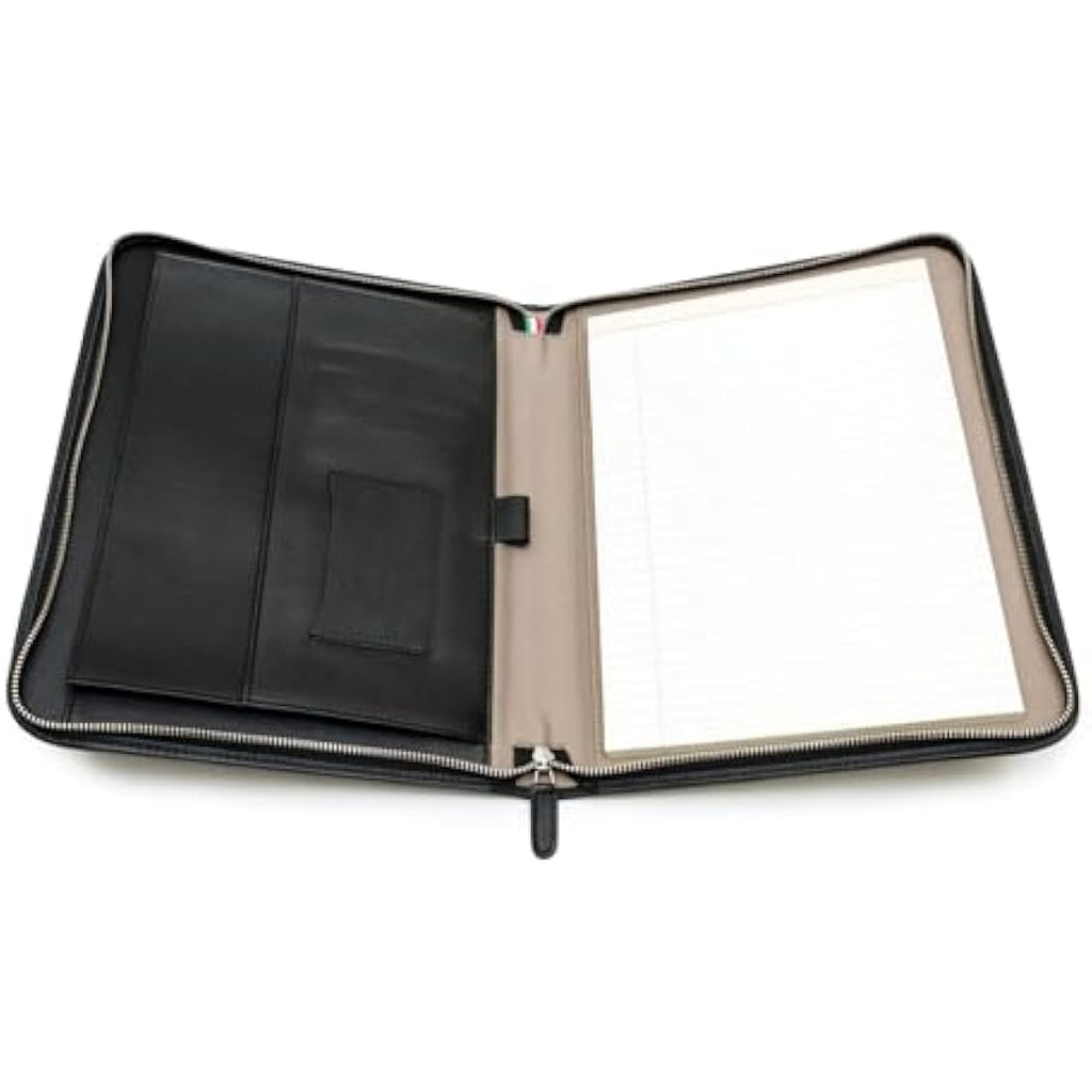 Maruse Italian Leather Portfolio – Zip-Around Laptop & iPad Folio
