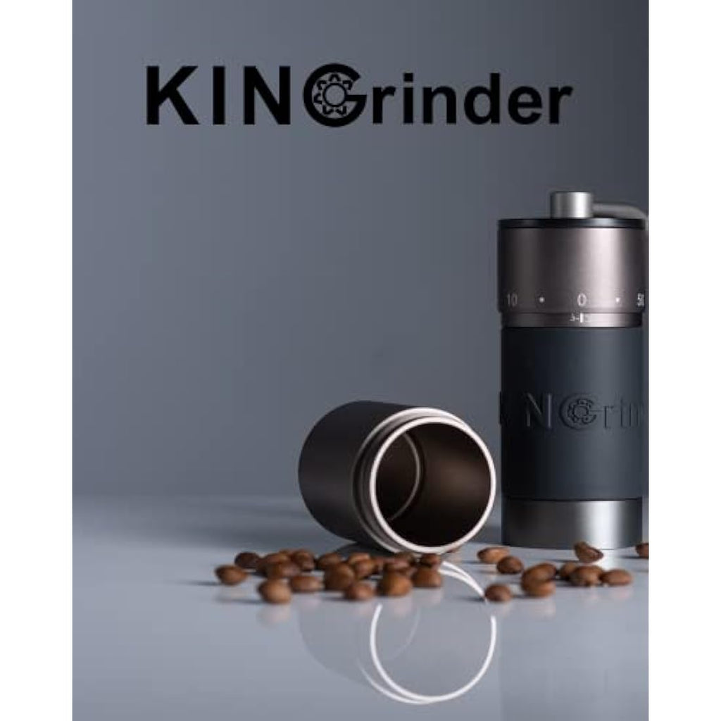 KINGrinder K6 Manual Coffee Grinder | Stainless Steel Conical Burr Mill