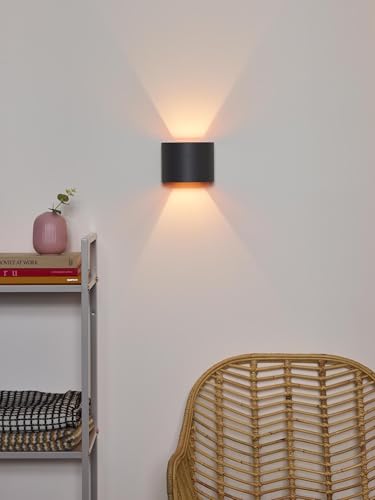 Lucide Grey Aluminum Wall Light | Dimmable G9 Modern Sconce - 4W