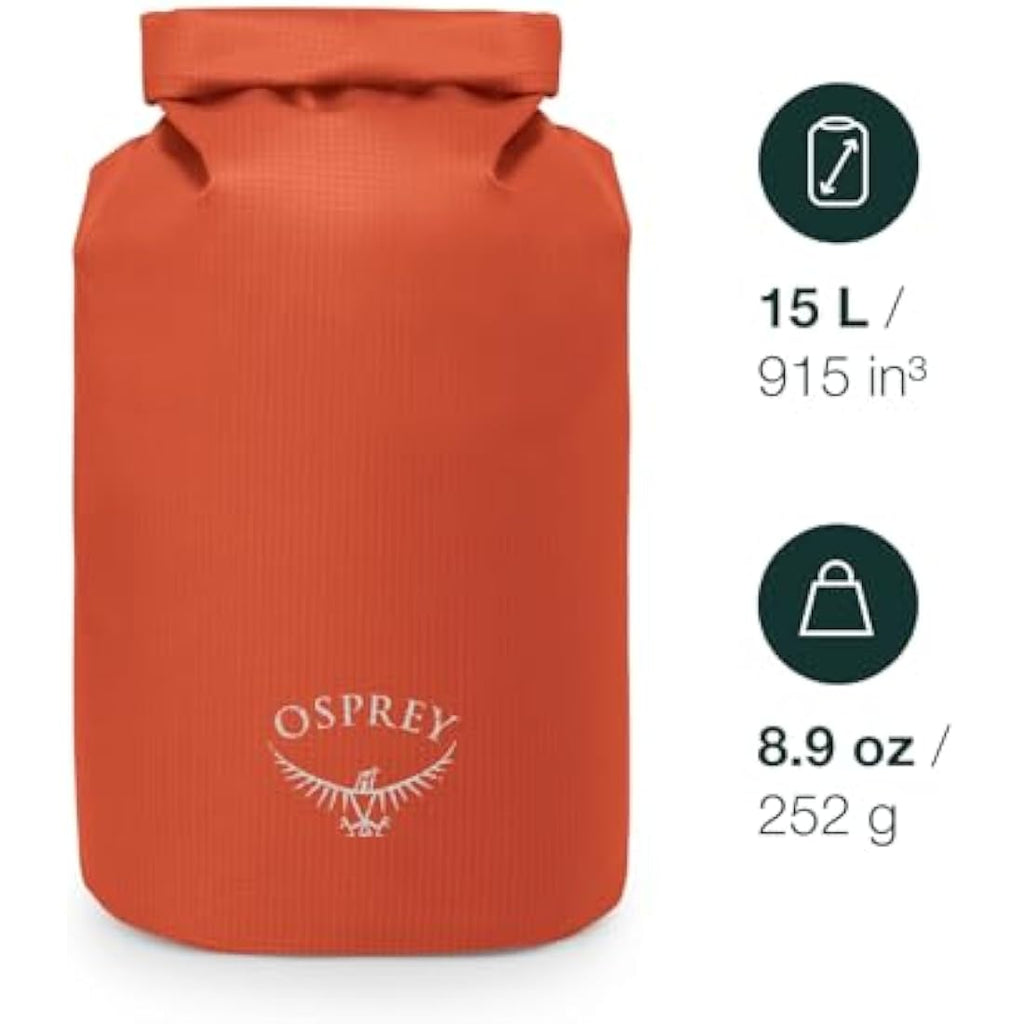 Osprey Wildwater 15L Dry Bag – Waterproof Recycled Nylon Outdoor Bag