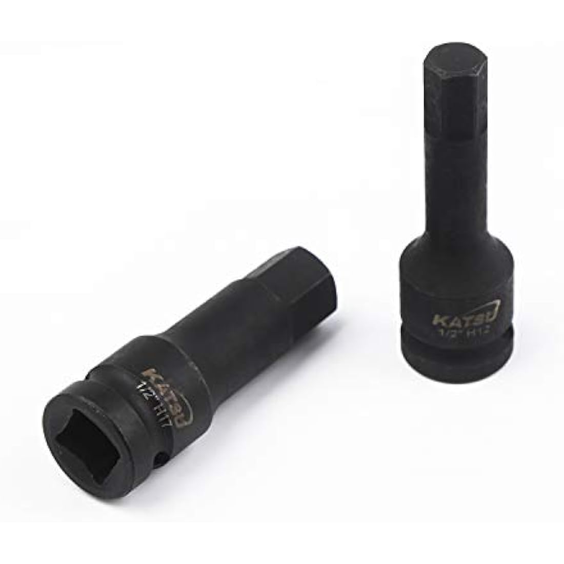 KATSU 8-Piece 1/2" Drive Hex Allen Deep Impact Socket Set, 5-19mm
