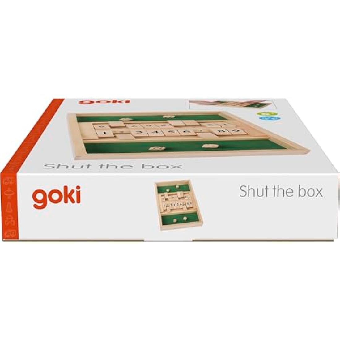GoKi Wooden Double Shut the Box Game – Educational Math Board Game