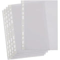 SUMMIT A4 Punched Pockets – 300 Pack Embossed 40 Micron Poly Pockets
