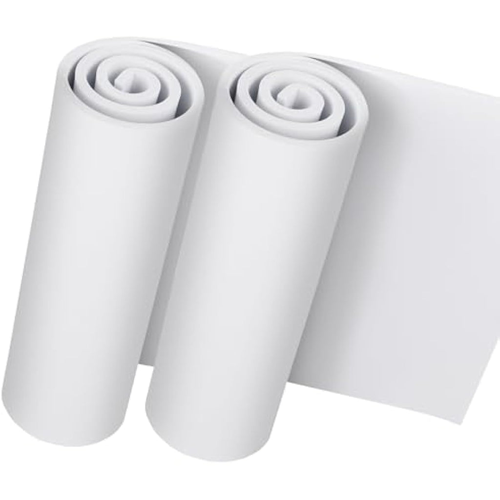 Do²ping White EVA Foam Sheets – 6mm High Density Craft Foam, 2-Pack