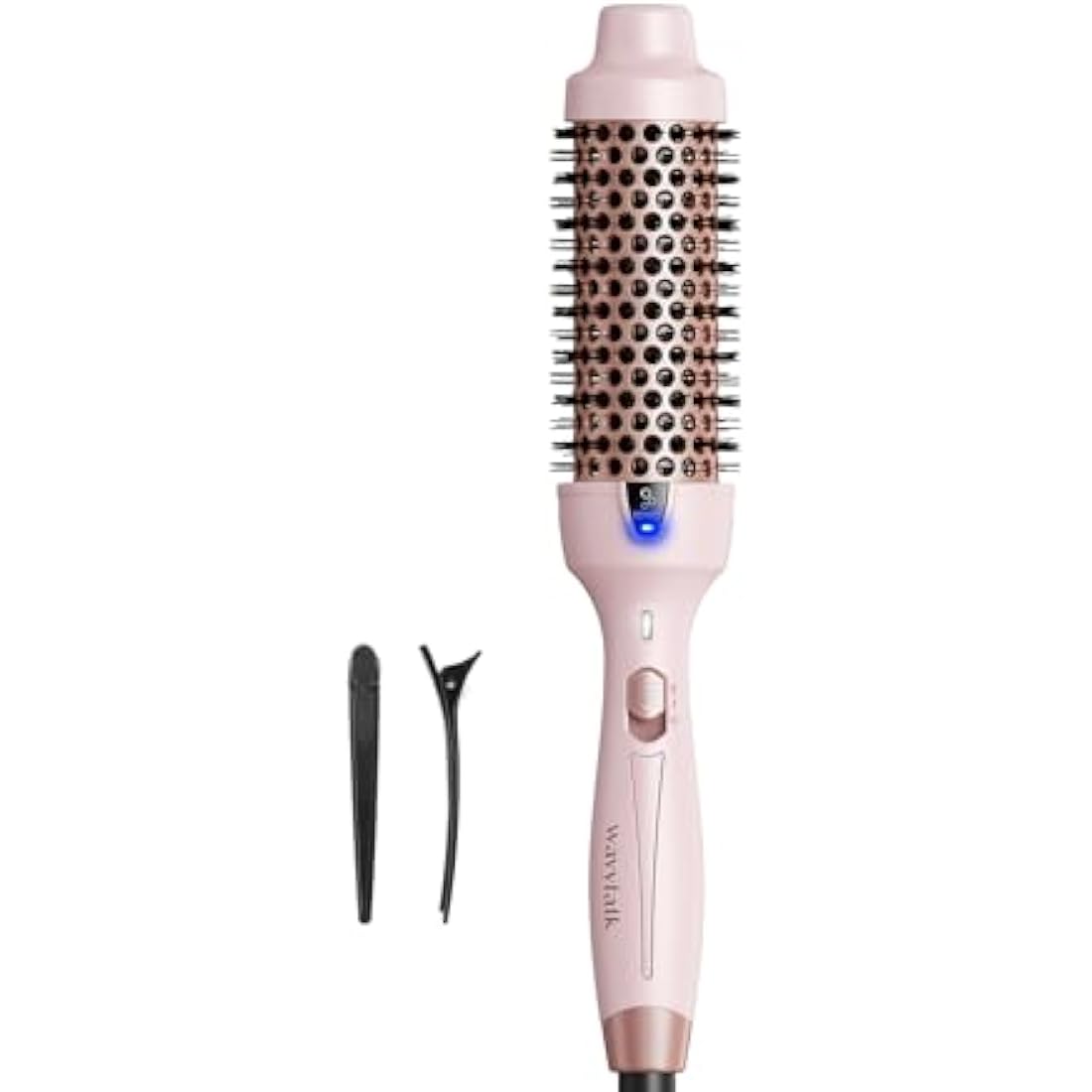 Wavytalk 38mm Thermal Brush | Ionic Heated Round Iron for Blowout - Pink