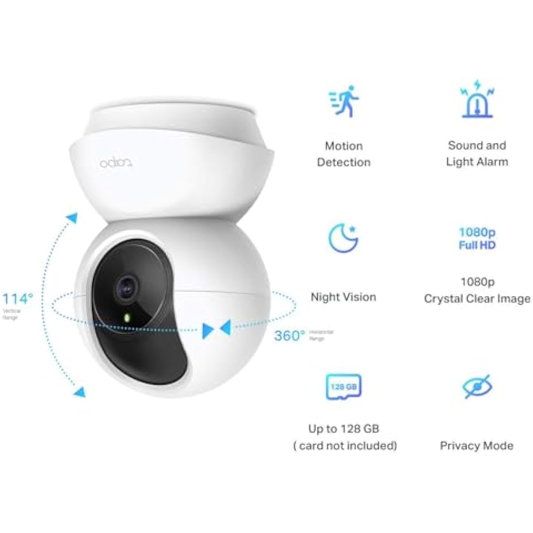 TP-Link Tapo C200 1080p Pan/Tilt Indoor Security Camera & Baby Monitor
